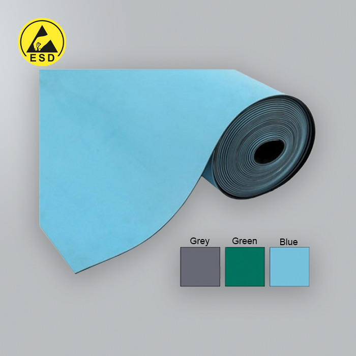 Bench Matting 2 Layer (Roll 1.2M x 10M) (3 Colours) ESD Bench Matting 2 Layer (Roll 1.2M x 10M) (3 Colours) ESD